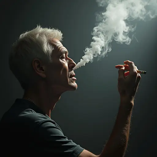Father Smoking